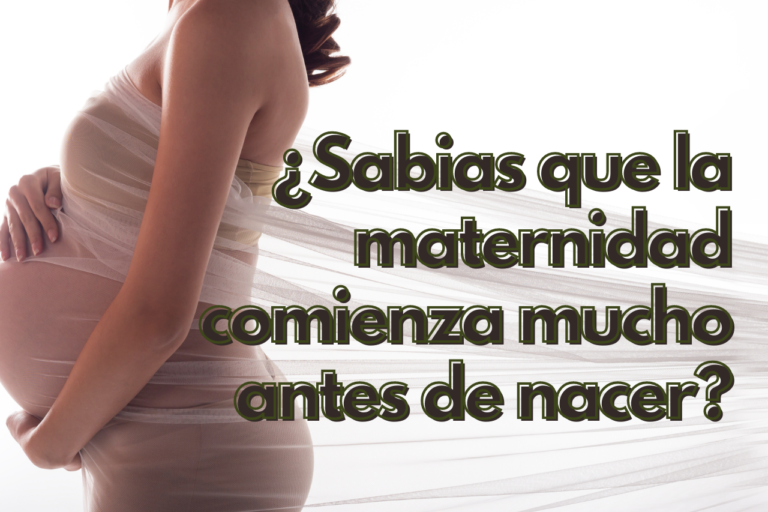 ¿Sabias que la maternidad comienza mucho antes de nacer?